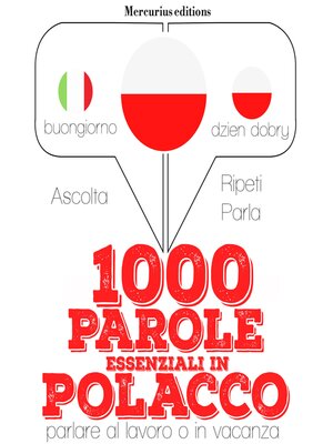 cover image of 1000 parole essenziali in Polacco